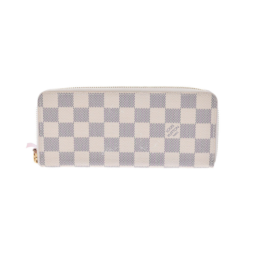 Louis Vuitton Azur White Portefeuille Wallet Rose Pink Ballerine Long